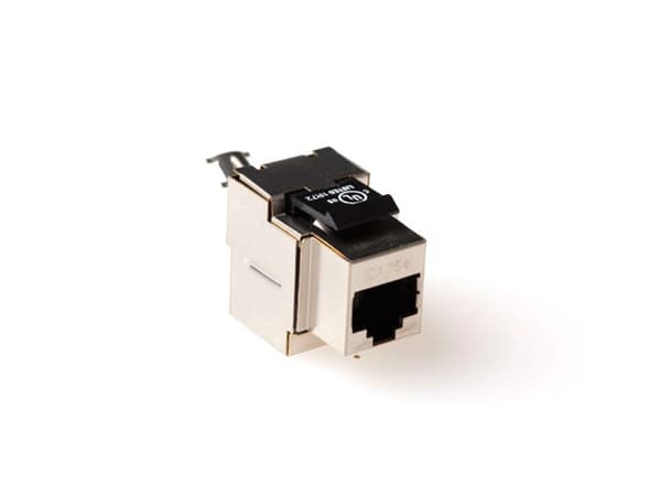 ACT CAT6A Keystone Jack full shielded punch down. Type: CAT6A Keystone shielded c6a (TD6023)