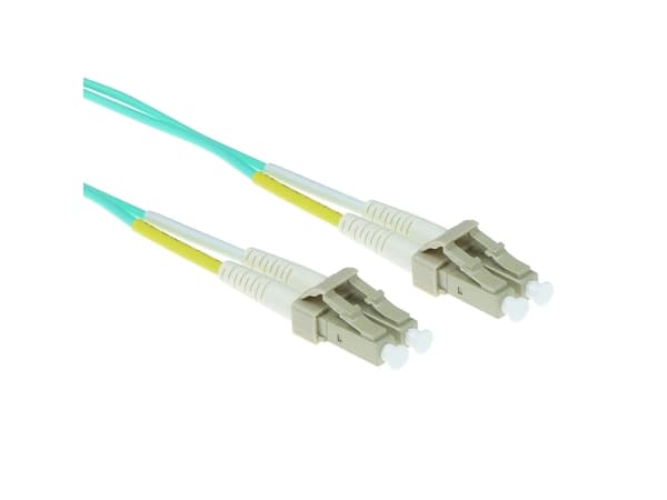ACT 25 meter LSZH Multimode 50/125 OM3 fiber patch cable duplex with LC connectors. Lc-lc 50/125 om3 duplex 25.00m (RL9625)