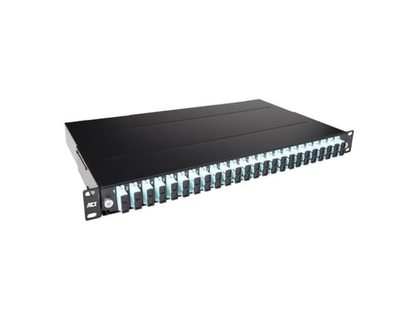ACT Fiber panel 24 x duplex SC multimode OM3 (FA2039) Sort