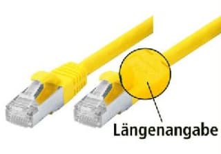 Tecline SF/UTP Cat5e, 5m, 5 m, Cat5e, SF/UTP (S-FTP), RJ-45, RJ-45, Gult