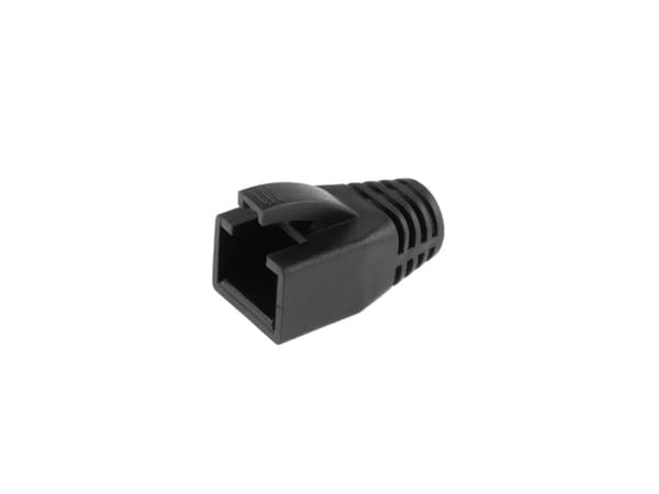 ACT RJ45 black boot for 7.0 mm cable. Colour: Black Cable boot rj45 7 ...
