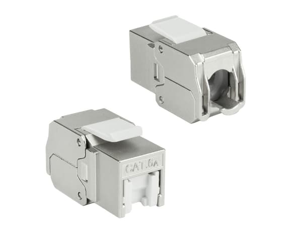 ACT Keystone Jack RJ45 CAT6A Shielded toolless with shutter