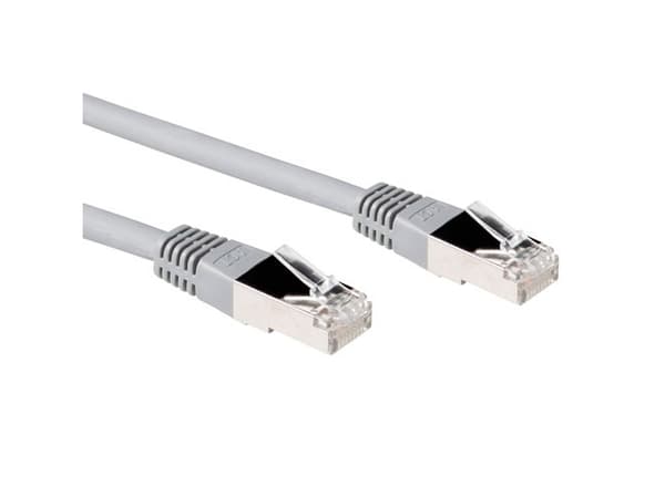 ACT Grey 1 meter LSZH U/UTP CAT5E patch cable with RJ45 connectors. Cat5e u/utp lszh grey 1.00m (IB2001)