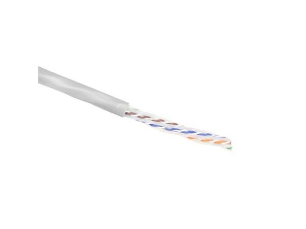 ACT Cat 6A U/UTP solid installation cable, PVC Eca 23AWG grey 305 meter C6A U/UTP SOLID PVC ECA 305M (XS6103)
