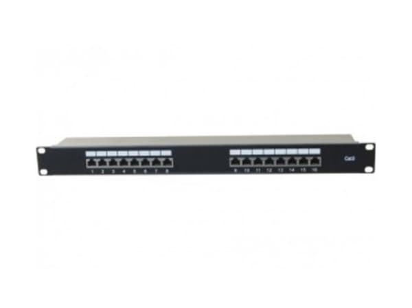 Tecline 257309, Sort, Rackmontering, 1U
