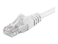 Pikkukuva 1 / 2: goobay - Verkkokaapeli - RJ-45 (uros) - RJ-45 (uros) - 1,5 m - UTP - CAT 5e - valettu, solmuton - valkoinen