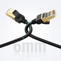 Miniatyrbild 3 av 6: Ugreen STP RJ45 Cat 7 Nätverkskabel 5m - Svart