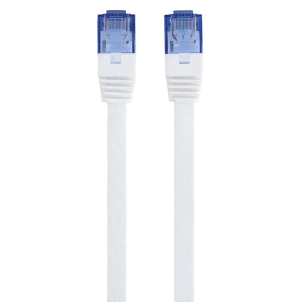 Hama Kabel Nätverk CAT6 UTP Flat Vit 10m