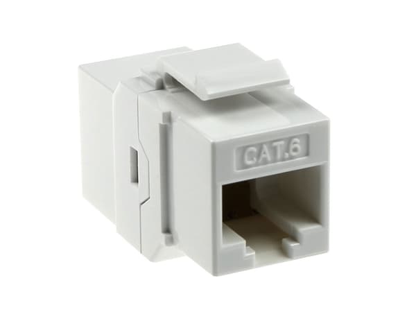 ACT Keystone Coupler RJ-45 unshielded CAT6. Type: CAT6 Keystone coupler c6 unshield. (SD6009)
