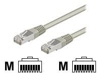 wentronic - Nettverkskabel - RJ-45 (hann) til RJ-45 (hann) - 25 cm - FTP - CAT 5e - grå