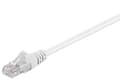Miniatyrbilde 2 av 2: goobay - Koblingskabel - RJ-45 (hann) til RJ-45 (hann) - 50 m - UTP - CAT 5e - formstøpt, uten hindringer - hvit