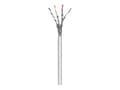 Miniatyrbilde 1 av 2: goobay - Samlet kabel - 50 m - SFTP, PiMF - CAT 6a - halogenfri, innendørs, rund, flertrådet - grå