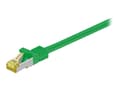 Miniatyrbilde 1 av 2: goobay - Koblingskabel - RJ-45 (hann) til RJ-45 (hann) - 25 cm - SFTP, PiMF - CAT 7 - formstøpt - grønn