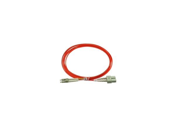 Kompatibel Dell 470-10361 BlueOptics Dupleks fiberoptisk patchkabel, LC-UPC/SC-UPC beige, 5 meter, multimodus, G50/125µm OM2, inngangsdempning: mindr