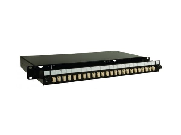 Tecline 90769, LC, Sort, Rackmontering, 1U