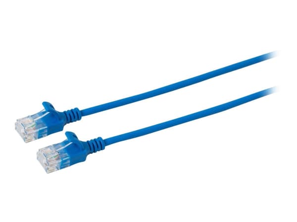 MicroConnect - Nettverkskabel - RJ-45 (hann) til RJ-45 (hann) - 2 m - 3.6 mm - UTP - CAT 6a - halogenfri, uten hindringer, flertrådet - blå