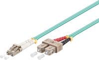 MicroConnect - Nettverkskabel - LC/PC multimodus (hann) til SC/PC multimodus (hann) - 5 m. - fiberoptikk - 50 / 125 my - OM3