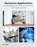 Miniatyrbilde 7 av 7: Goobay Fiberoptisk kabel (FTTH), Singlemode (OS2) Hvit, hvit (Simplex), 3 m plugg SC-APC (8°) &gt; SC-plugg (UPC), halogenfri kabelkappe (LSZH)