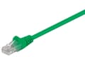 Miniatyrbillede 2 af 3: Goobay Netværkskabel CAT 5e, U/UTP, grøn, 0,25 m kobberbeklædt aluminiumleder (CCA)