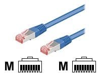 wentronic - Nettverkskabel - RJ-45 (hann) til RJ-45 (hann) - 1 m - FTP - CAT 5e - blå