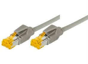Tecline 7.5m Cat6a S/FTP, 7,5 m, Cat6a, S/FTP (S-STP), RJ-45, RJ-45, Grå