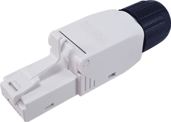 Equip 121161, RJ-45, svart, vit, hane, rak, polykarbonat (PC), Cat6
