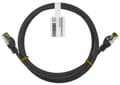 Miniatyrbilde 3 av 8: Goobay RJ45-koblingskabel med CAT 8.1 S/FTP-råkabel, AWG 26, svart kobberleder, LSZH halogenfri kabelkappe, RJ45-kontakt (CAT 6A), 10 m