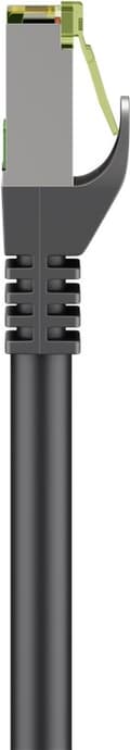 Miniatyrbilde 5 av 8: Goobay RJ45-koblingskabel med CAT 8.1 S/FTP-råkabel, AWG 26, svart kobberleder, LSZH halogenfri kabelkappe, RJ45-kontakt (CAT 6A), 10 m