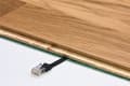 Miniatyrbilde 8 av 8: Goobay CAT 6 flat patchkabel, U/UTP, lysebrun kobberleder (CU), 15 m