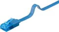 Miniatyrbilde 7 av 8: Goobay CAT 6A flat patchkabel, U/UTP, blå kobberleder (CU), 2 m