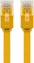 Miniatyrbillede 6 af 8: Goobay CAT 6 flad netværkskabel, U/UTP, gul kobberleder (CU), 0.5 m