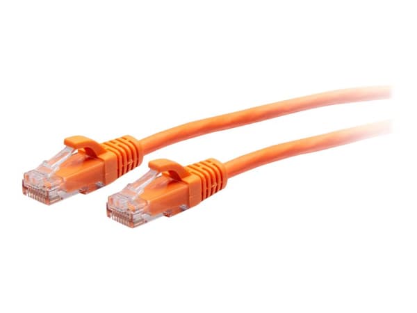 C2G 5ft (1.5m) Cat6a Snagless Unshielded (UTP) Slim Ethernet Network Patch Cable - Orange - Koblingskabel - RJ-45 (hann) til RJ-45 (hann) - 1.52 m -