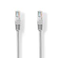 Miniatyrbild 1 av 4: Nedis CAT5e nätverkskabel | U/UTP | RJ45 hane | RJ45 hane | 0.50 m | Rund | PVC | Grå | Label