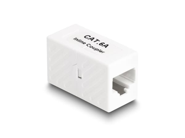 DeLOCK 88134, Tasainen, Valkoinen, RJ-45, RJ-45, Naaras, Naaras