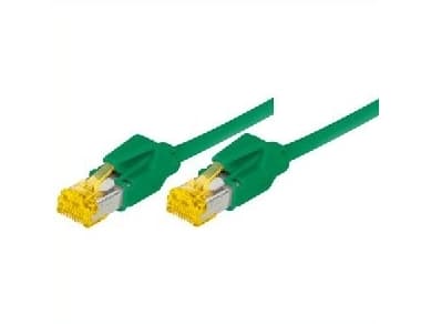 Liitäntäkaapeli S/FTP, PiMF, Cat 6a, vihreä, 0,5 m 10 Gigabit/s, halogeeniton, Draka-kaapelilla ja Hirose-liittimillä TM31 (aiempi nimitys S/STP) (72