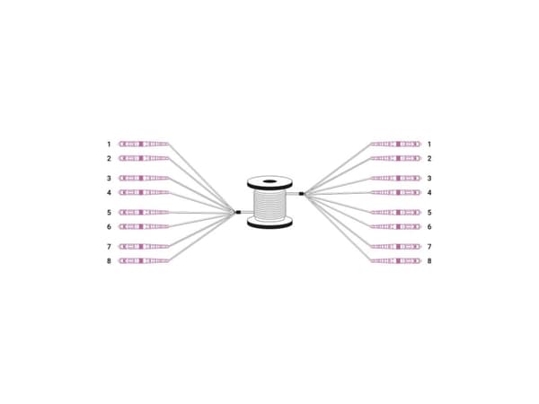Digitus DK-24338UE50BK-BBB, 150 m, U-DQ(ZN) BH, OM4, LC, LC