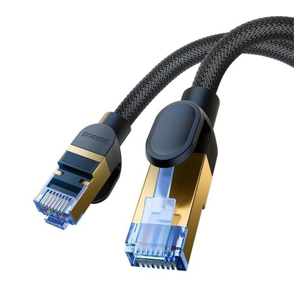 Baseus Internet Kabel 1m cat.7 - Braided Svart