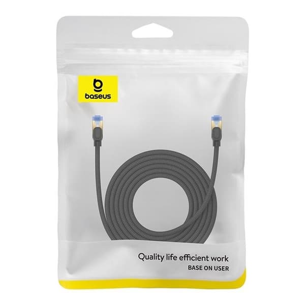 Baseus Internet Kabel 1m cat.7 - Braided Svart