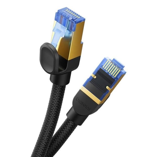 Baseus Internet Kabel 1m cat.7 - Braided Svart