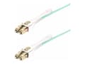 Miniatyrbilde 1 av 5: StarTech.com 4m (13ft) LC to LC (UPC) OM4 Multimode Fiber Optic Cable w/Push Pull Tabs, 50/125µm, 100G Networks, Bend Insensitive, Low Insertion Loss