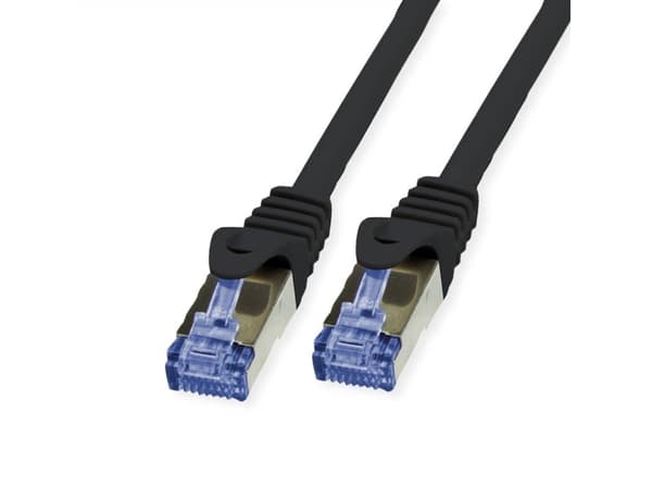 VALUE 21.99.0721, 30 m, Cat6a, S/FTP (S-STP), RJ-45, RJ-45, Sort