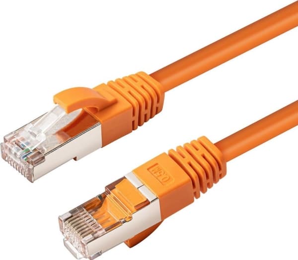 MicroConnect - Koblingskabel - RJ-45 (hann) til RJ-45 (hann) - 30 m - S/FTP - CAT 6a - halogenfri, formstøpt - oransje