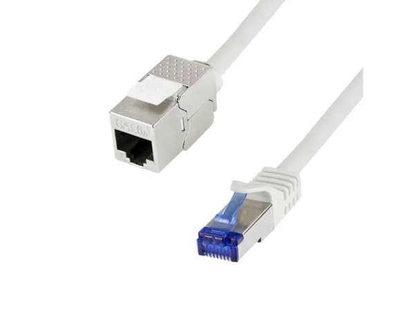 LogiLink CC5152S, 25 m, Cat6a, S/FTP (S-STP), RJ-45, RJ-45, Grå