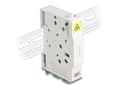 Miniatyrbilde 1 av 5: Delock fiberoptisk koblingsboks for DIN-skinne med skjøteholder og 2 x SC Simplex kobling