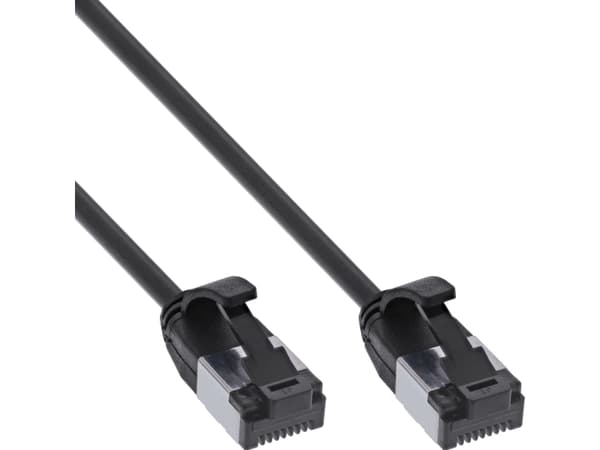 InLine 75300S, 10 m, Cat8.1, U/FTP (STP), RJ-45, RJ-45, Sort