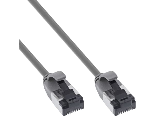 InLine 75303, 3 m, Cat8.1, U/FTP (STP), RJ-45, RJ-45, Grå