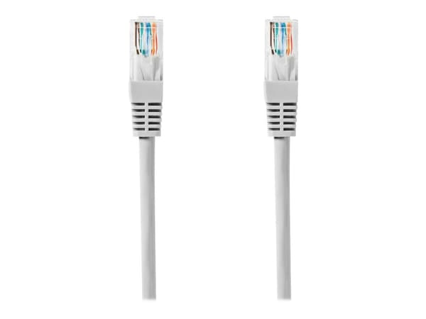Nedis - Nettverkskabel - RJ-45 (hann) til RJ-45 (hann) - 100 m - UTP - CAT 5e - formstøpt, rund - grå