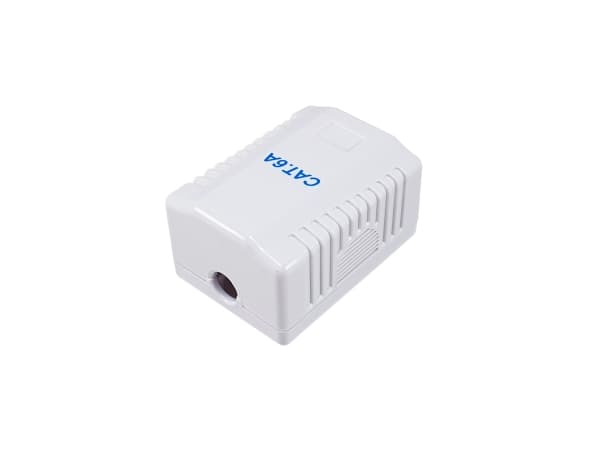 Varusteet Aufputzdose Cat6A 1-Port RJ45 UTP -portti