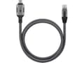 Miniatyrbild 4 av 5: Goobay 70697, USB C, RJ-45, 1,5 m, Svart, Silver