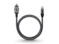Miniatyrbild 5 av 5: Goobay 70697, USB C, RJ-45, 1,5 m, Svart, Silver